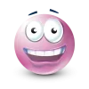 🤩 Эмодзи «Pastel Pink Face» для Telegram