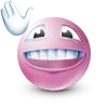 🤩 Эмодзи «Pastel Pink Face» для Telegram