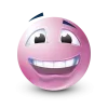 🤩 Эмодзи «Pastel Pink Face» для Telegram