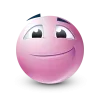 🤩 Эмодзи «Pastel Pink Face» для Telegram