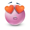 🤩 Эмодзи «Pastel Pink Face» для Telegram