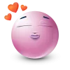 🤩 Эмодзи «Pastel Pink Face» для Telegram
