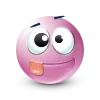 🤩 Эмодзи «Pastel Pink Face» для Telegram