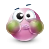 🤩 Эмодзи «Pastel Pink Face» для Telegram