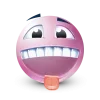 🤩 Эмодзи «Pastel Pink Face» для Telegram