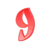 🔢 Эмодзи «Славянский Алый» для Telegram
