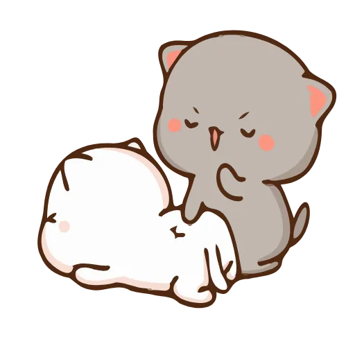 😠 Эмодзи «Peach Cat» для Telegram