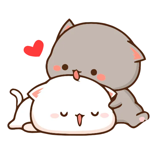 😛 Эмодзи «Peach Cat» для Telegram