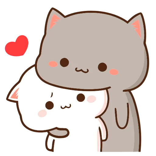 ❤️ Эмодзи «Peach Cat» для Telegram