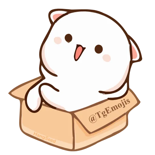 📦 Эмодзи «Peach Cat» для Telegram