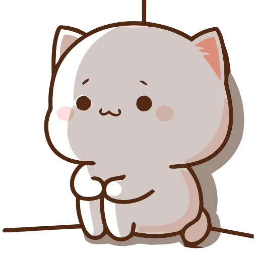 😨 Эмодзи «Peach Cat» для Telegram
