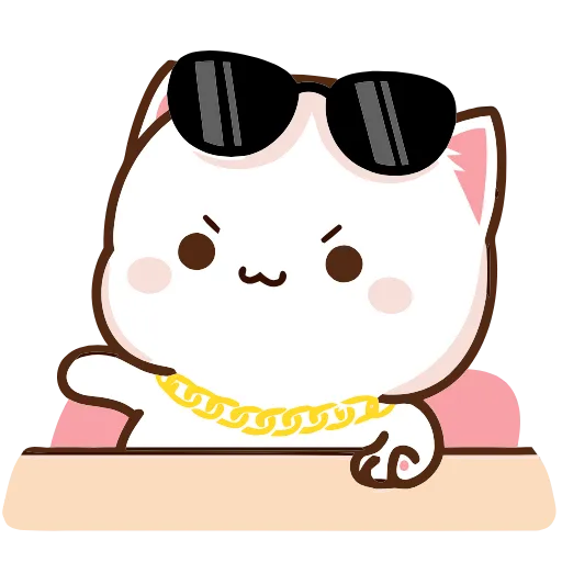 😎 Эмодзи «Peach Cat» для Telegram