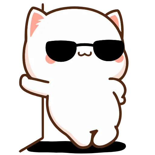 😎 Эмодзи «Peach Cat» для Telegram