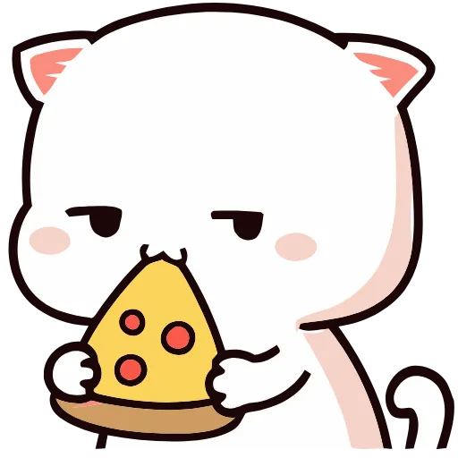 🍕 Эмодзи «Peach Cat» для Telegram