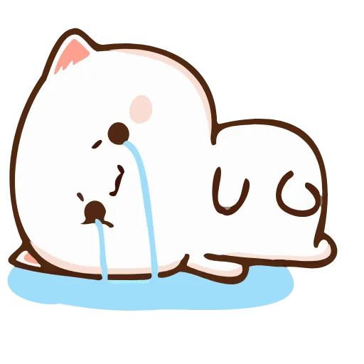 😭 Эмодзи «Peach Cat» для Telegram