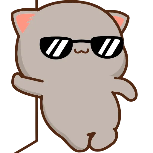 😎 Эмодзи «Peach Cat» для Telegram