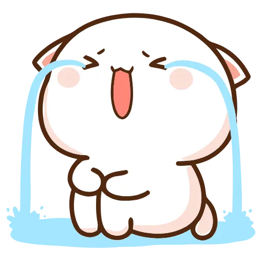 😭 Эмодзи «Peach Cat» для Telegram