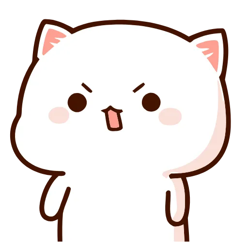 😠 Эмодзи «Peach Cat» для Telegram