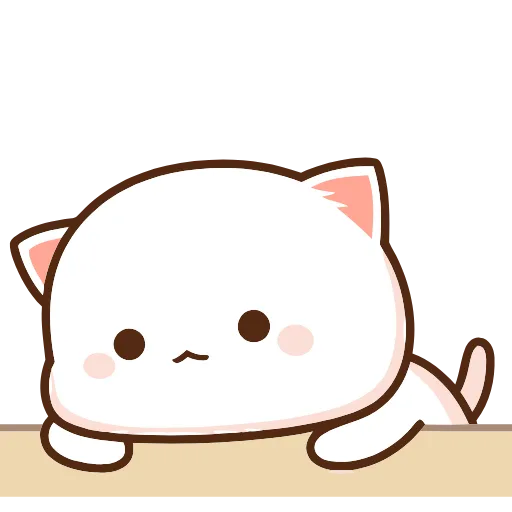 😣 Эмодзи «Peach Cat» для Telegram