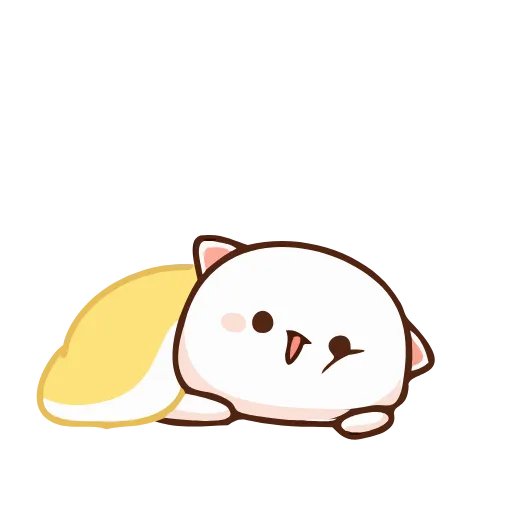 👀 Эмодзи «Peach Cat» для Telegram