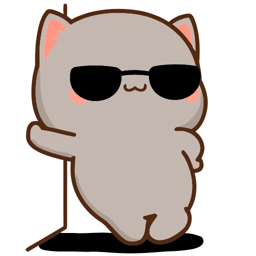 😎 Эмодзи «Peach Cat» для Telegram