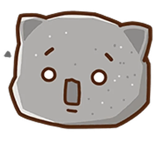 🪨 Стикер «Peach Cat Mini Emojis» для Telegram