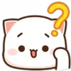 😦 Эмодзи «Peach Cat Emoji» для Telegram