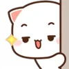 🤨 Эмодзи «Peach Cat Emoji» для Telegram