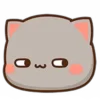 🙄 Эмодзи «Peach Cat Emoji» для Telegram