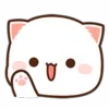 Эмодзи Peach Cat Emoji для Telegram — скачать
