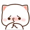 😚 Эмодзи «Peach Cat Emoji» для Telegram