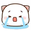 😭 Эмодзи «Peach Cat Emoji» для Telegram