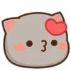 😘 Эмодзи «Peach Cat Emoji» для Telegram