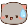 😓 Эмодзи «Peach Cat Emoji» для Telegram