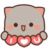 ❤️ Эмодзи «Peach Cat Emoji» для Telegram