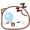 😴 Эмодзи «Peach Cat» для Telegram
