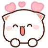 🥰 Эмодзи «Peach Cat» для Telegram