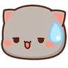 😢 Эмодзи «Peach Cat» для Telegram
