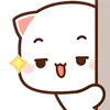 🤩 Эмодзи «Peach Cat» для Telegram