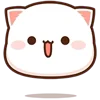 😃 Эмодзи «Peach Cat» для Telegram