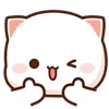 👍 Эмодзи «Peach Cat» для Telegram