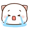 😢 Эмодзи «Peach Cat» для Telegram