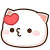 😘 Эмодзи «Peach Cat» для Telegram