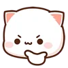 🤔 Эмодзи «Peach Cat» для Telegram
