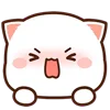 😫 Эмодзи «Peach Cat» для Telegram
