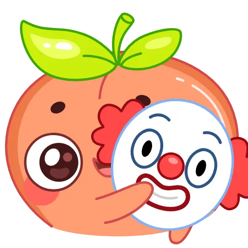 🤡 Эмодзи «Персик» для Telegram