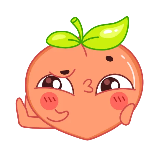 😚 Эмодзи «Персик» для Telegram