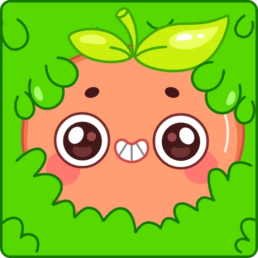 👀 Эмодзи «👋 Peach - персик смайлики» для Telegram
