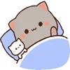 🛌 Эмодзи «Peach And Goma» для Telegram