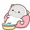 🛀 Эмодзи «Peach And Goma» для Telegram